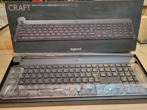 ロジクール キーボード ワイヤレス 無線 KX1000s bluetooth CRAFT Unifying Windows Mac ワイヤレスキーボード