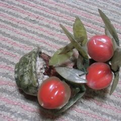 植物/盆栽 をモチーフにした 石の置物 飾り インテリア お譲り...