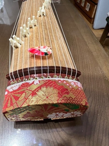 短琴 13弦 42cm 雄々し お琴 ミニ琴 和楽器