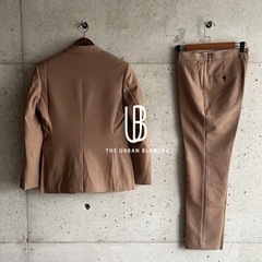 前撮り　セットアップ　アーバンブランシュ　タキシード　XXL ブラウン