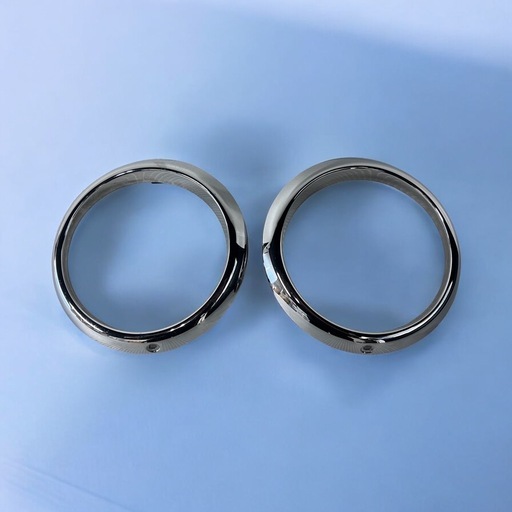 【美品】ダイハツ ミラジーノ L700S 純正 ヘッドライトリム 左右セット