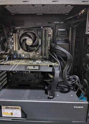 ゲーミングPC Ryzen5 5500 32GBメモリ SSD1TB＋SSHD500GB GTX1080