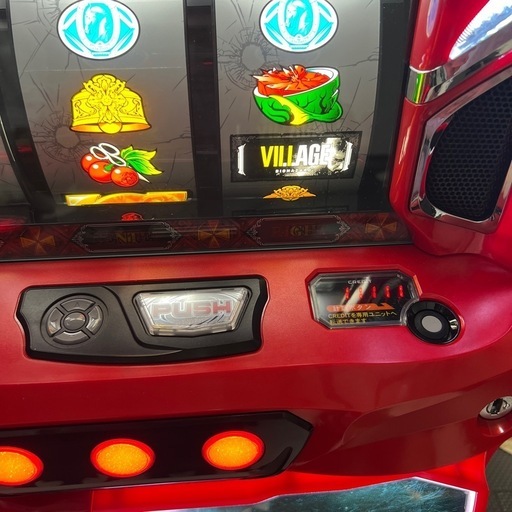 パチスロ実機 バイオハザード ヴィレッジ スマスロユニット付