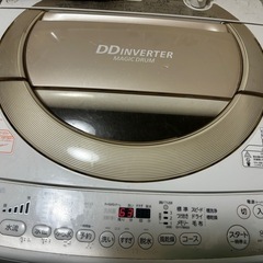 洗濯機　東芝　8kg  　中古　引き取り限定