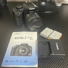 Eos Kiss X2 デジタル一眼レフカメラ　フルセット