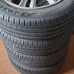 夏タイヤ　165/65R14 アルミホイール付き