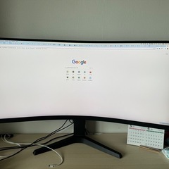 KOORUI MG34H8Q 34インチ ゲーミングモニター 湾曲 モニター ディスプレイ クールイ 家電 中古