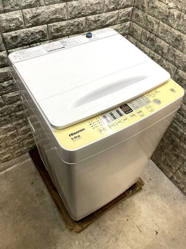 高年式★大阪送料無料★3か月保障付き★洗濯機★2024年★ハイセンス★5.5㎏★HW-T55H★S-480