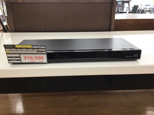 【トレファク神戸新長田店】PanasonicのBlu-rayレコーダー2019年製です！【取りに来られる方限定】