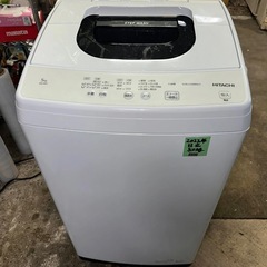 No.0336    22年日立洗濯機5kg (配送、設置)無料！