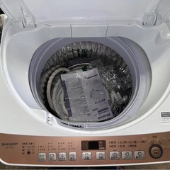 No.0334  20年シャープ洗濯機7kg(配送、設置)無料❗️