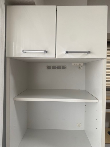 《写真追加》キッチン収納棚　レンジボード