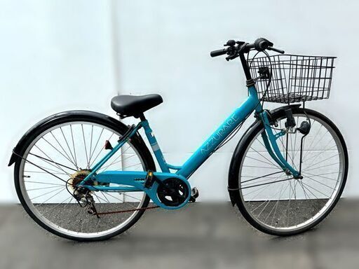 お取引中///////////////////////////////////【自社配送は札幌市内限定】DCMブランド シティサイクル AZZURARE 27インチ 6段変速 中古【USED】