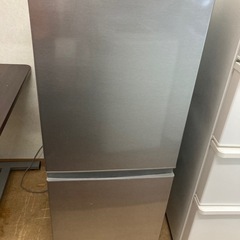22年製 アクア 2ドア冷蔵庫 ブラッシュシルバー AQR-13M-S リサイクル