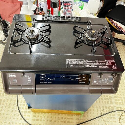 10/7【店頭限定販売】パロマ ガステーブル IC-730WDX-R 2019年製 都市ガス用