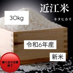 決まりました❗️新米 令和6年産 キヌヒカリ 30kg