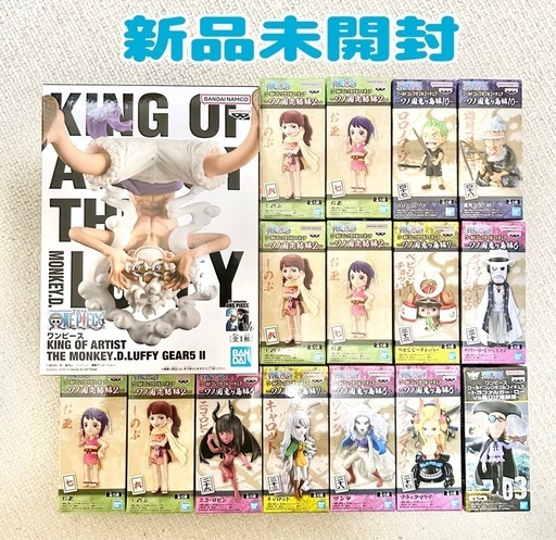 ワンピース　ワールドコレクタブル　キングオブアーティスト　ニカ　など　16点　ONE PIECE フィギュア