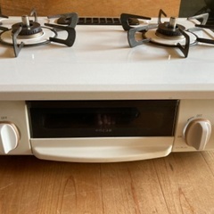 リンナイ　ガステーブル「ホワロ/HOWARO」＆レンジカバー 都市ガス用