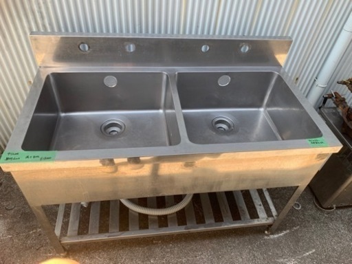 2層シンク 厨房用品