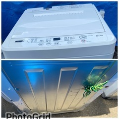 お薦め品‼️分解洗浄済み‼️YAMADA洗濯機6kg2022年③