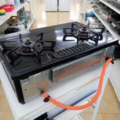 ★ジモティ割あり★ Rinnai ガステーブル LPガス 20年製 ／クリーニング済み OJ5547