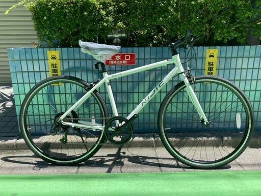 ★特価・現品限り★　クロスバイク　アサヒサイクル　ニジックドレスコードM　450mm　ホワイト