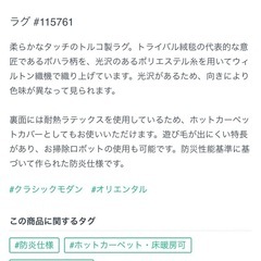 【FLYMEe】ペルシャ絨毯　ラグ