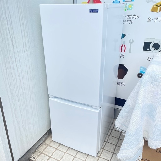 【冷凍冷蔵庫】YRZ-F15G1 ヤマダ　156L 家電 ノンフロン