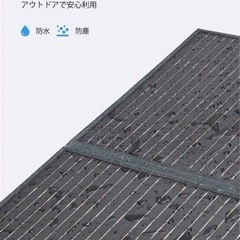 新品　ソーラーパネル100w コンパクト　折りたたみ②