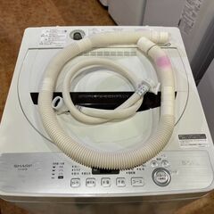 ✨安心の分解洗浄済✨SHARP 2018年製 5.5Kg洗濯機 ES-GE5B-T 【愛市I4S032946-007】