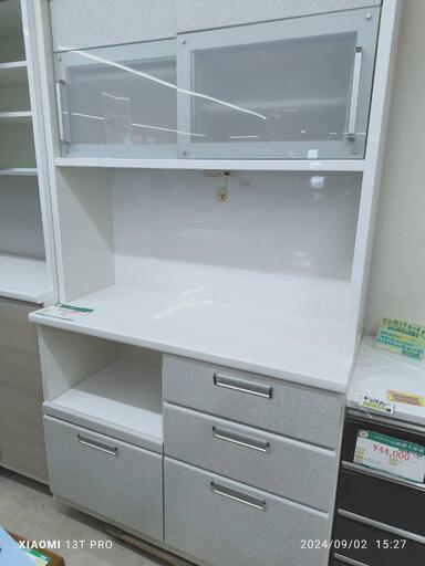 ★770　レンジボード　白　【リサイクルマート宇宿店】