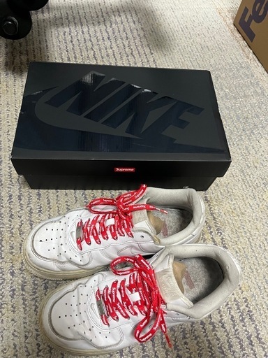 Supreme NIKE エアフォース1 シュプリーム ナイキ　26cm ホワイト