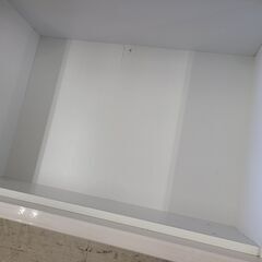 J7496 河口家具製作所 キッチンボード 食器棚 ホワイト クリーニング済