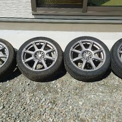 WORKホイール5x100 4本セット　FALKEN 215/4...