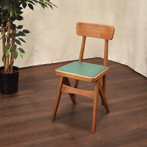 【ヤ取終了9/11】≪yt1591ジ≫ ヴィンテージ家具 オールドマルニ デルタチェア 孔雀マーク ジャパンビンテージ/昭和レトロ/木製家具/中古家具/宮城県仙台市 60823-10