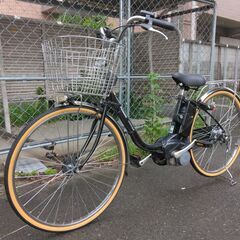 パナソニック VIVI DX 26インチの電動自転車です。 前後タイヤ新品 