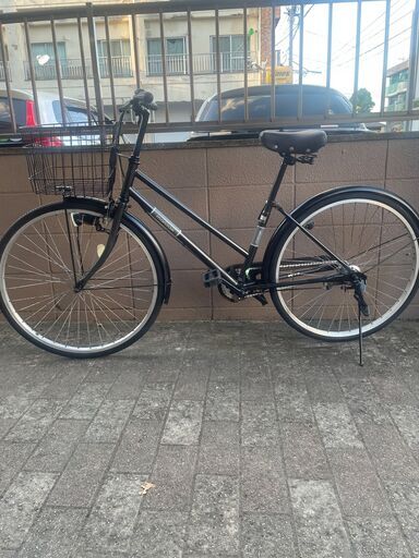 リサイクルショップどりーむ荒田店 No1433 自転車　シティサイクル　２６インチ　LEDライト付き　乗りやすいフラットハンドルタイプ♪