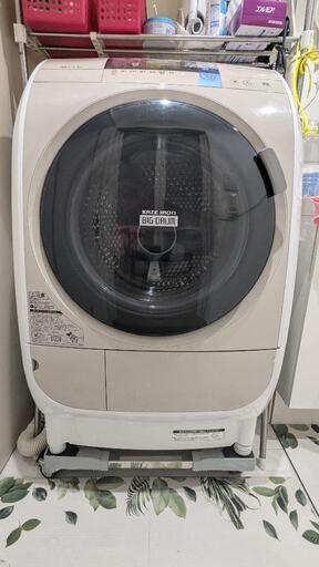 【決まりました】乾燥機付き洗濯機【日立ヒートリサイクル風アイロン ビッグドラム BD-V3600】