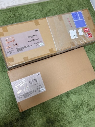 《新品未使用》キャンプ用品（キッチンラック\u0026オプションテーブルセット）