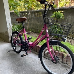 折りたたみ自転車 ノーパンクタイヤ※ 福岡市内引き取り限定