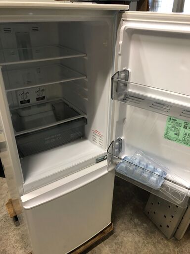 2ドア 冷蔵庫（146リットル） 869 三菱 キーワード 146L ブラック2ドア