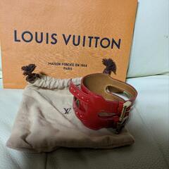 ならやっぱり自分で使う！】ルイヴィトン バングル 革製品