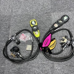 2個セット】mares tusa レギュレーター コンソールゲージ ホース