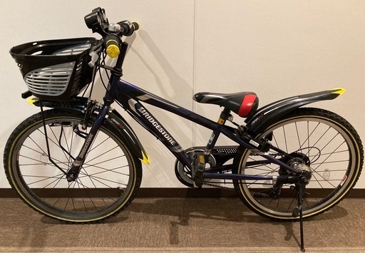 ブリヂストンのジュニアサイクル(自転車)22インチ