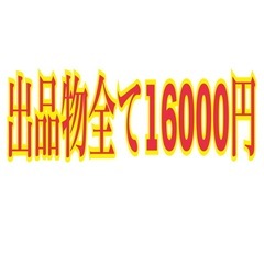 出品中商品全部で16000円！早い者勝ち！