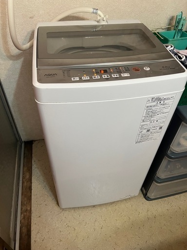 値下げ保証書付★全自動洗濯機★6キロ★アクア