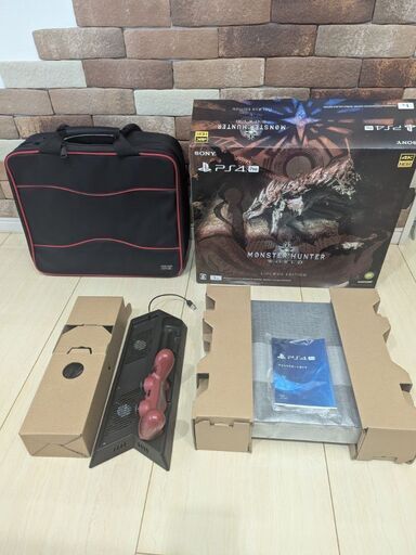 【PS4 Pro 本体】限定品 モンハン  1万円相当の専用バッグおまけ