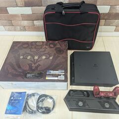 PS4 Pro 本体】限定品 モンハン 1万円相当の専用バッグおまけ
