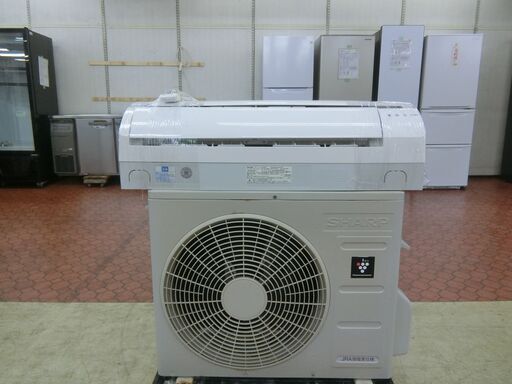 ID 530157　エアコン2.2K　シャープ　６～8畳　冷暖　２０１９年　外機錆びあり　AY-H22DM