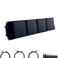 新品 ソーラーパネル 100w コンパクト 折りたたみ ④
